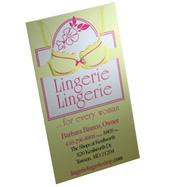 Embossed Business Cards