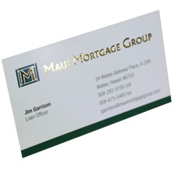 Foil Business Card